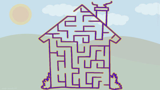 squirrels are going NUTS - maze solving algorithm