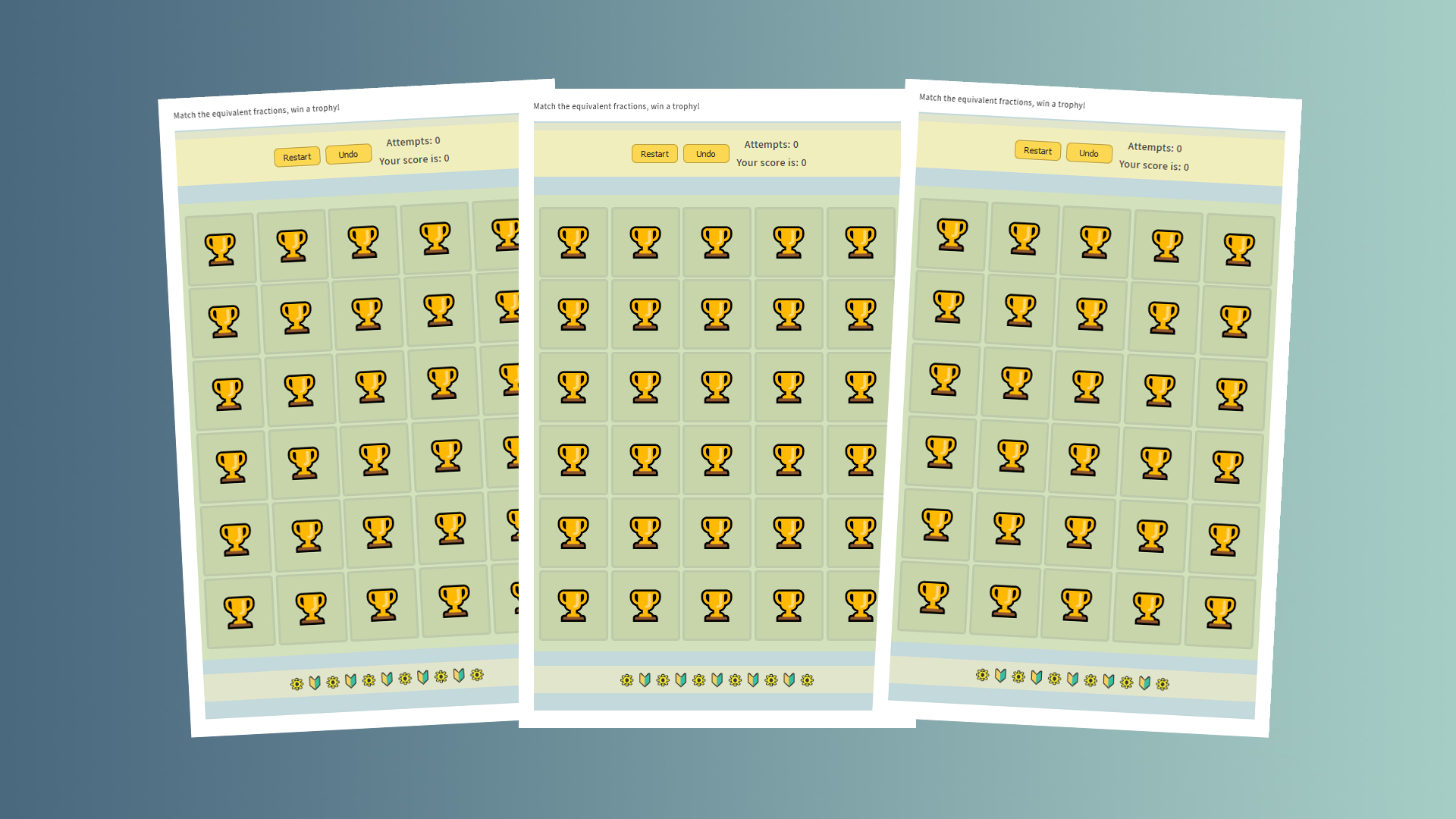 TTLCIC-Practice your knowledge to match the cards and win a trophy.