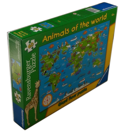 Products Animals of the World Puzzle (60 Pieces) front cover